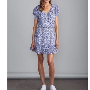 Sundays McCurry Butterfly-Print Blouson Dress size 1